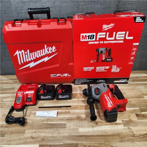 HOUSTON LOCATION - AS-IS (APPEARS LIKE NEW) Milwaukee FUEL 18V Lithium-Ion Brushless 1 in. Cordless SDS-Plus Rotary Hammer Kit