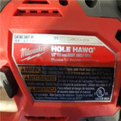 HOUSTON LOCATION - AS-IS Milwaukee FUEL GEN II 18V Lithium-Ion Brushless Cordless 1/2 in. Hole Hawg Right Angle Drill (Tool-Only)