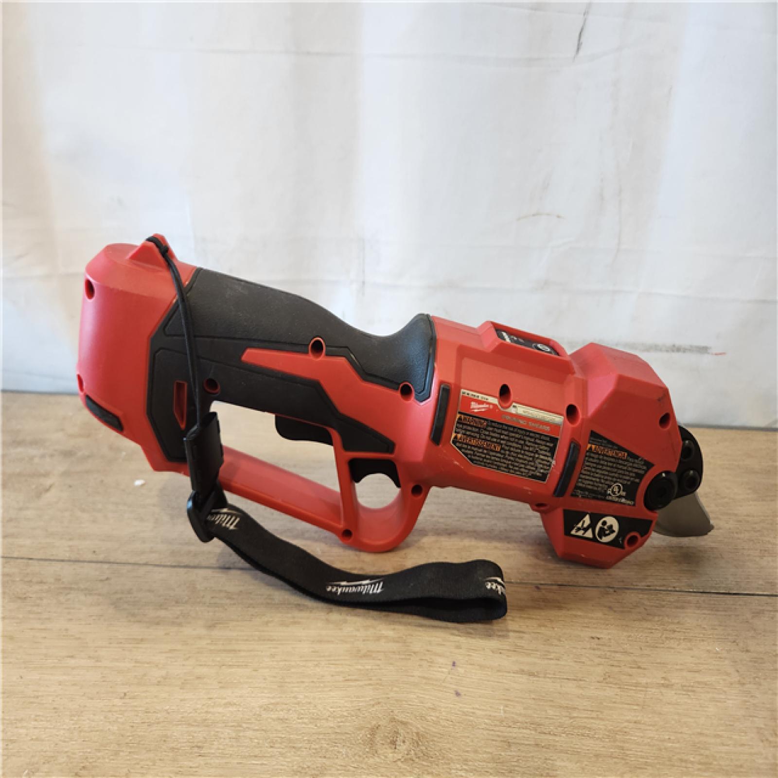 AS-IS- Milwaukee M12 12V Cordless Brushless Pruner Shears (Tool Only)