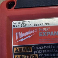 AS-IS Milwaukee M12 FUEL ProPEX Expander Tool Kit