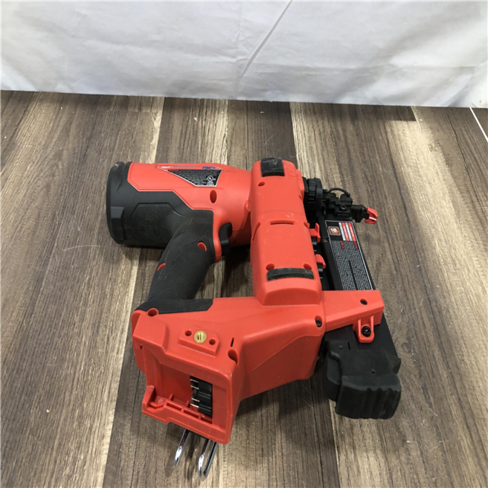 AS-IS Milwaukee FUEL 18-Volt Lithium-Ion Brushless Cordless Gen II 18-Gauge Brad Nailer (Tool-Only)