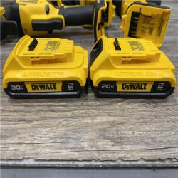 AS-IS DEWALT ATOMIC 20-Volt Lithium-Ion Cordless Brushless (4-Tool) Combo Kit