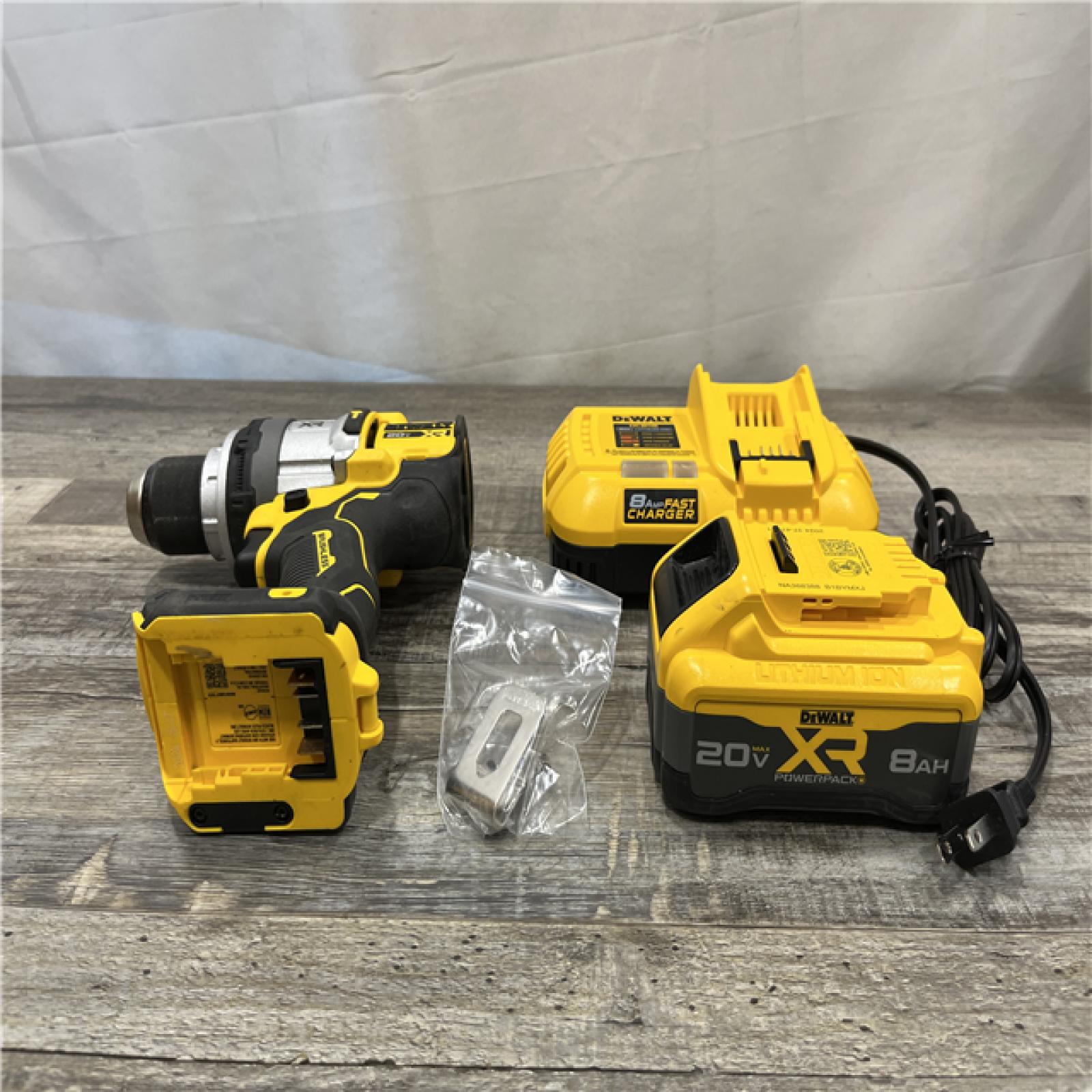 AS-IS DEWALT 20V XR Lithium-Ion Cordless Hammer Drill Kit