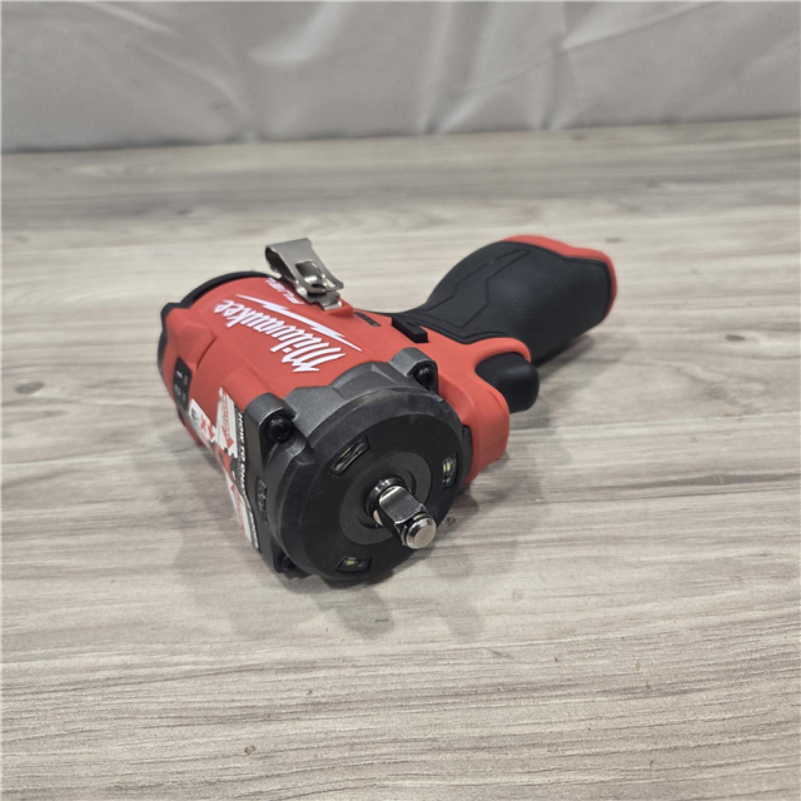 AS-IS Milwaukee M12 FUEL M12 3/8 in. Cordless High Torque Impact Wrench (Tool-Only)