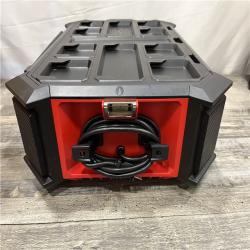 AS-IS Milwaukee  Lithium-Ion Cordless PACKOUT Radio/Speaker with Built-In Charger