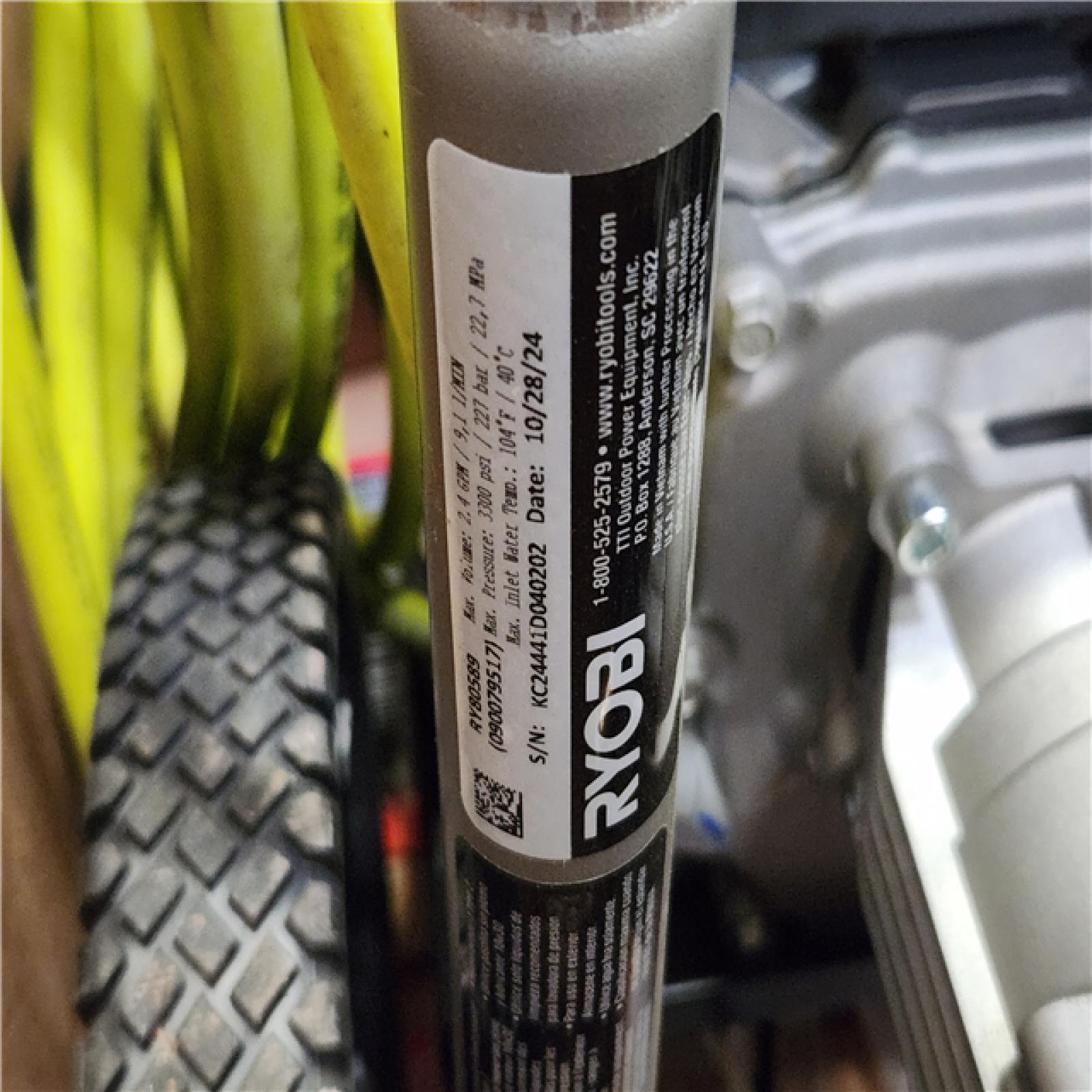 Phoenix AS-IS RYOBI 3300 PSI 2.4 GPM Cold Water Gas Pressure Washer with 212cc Engine