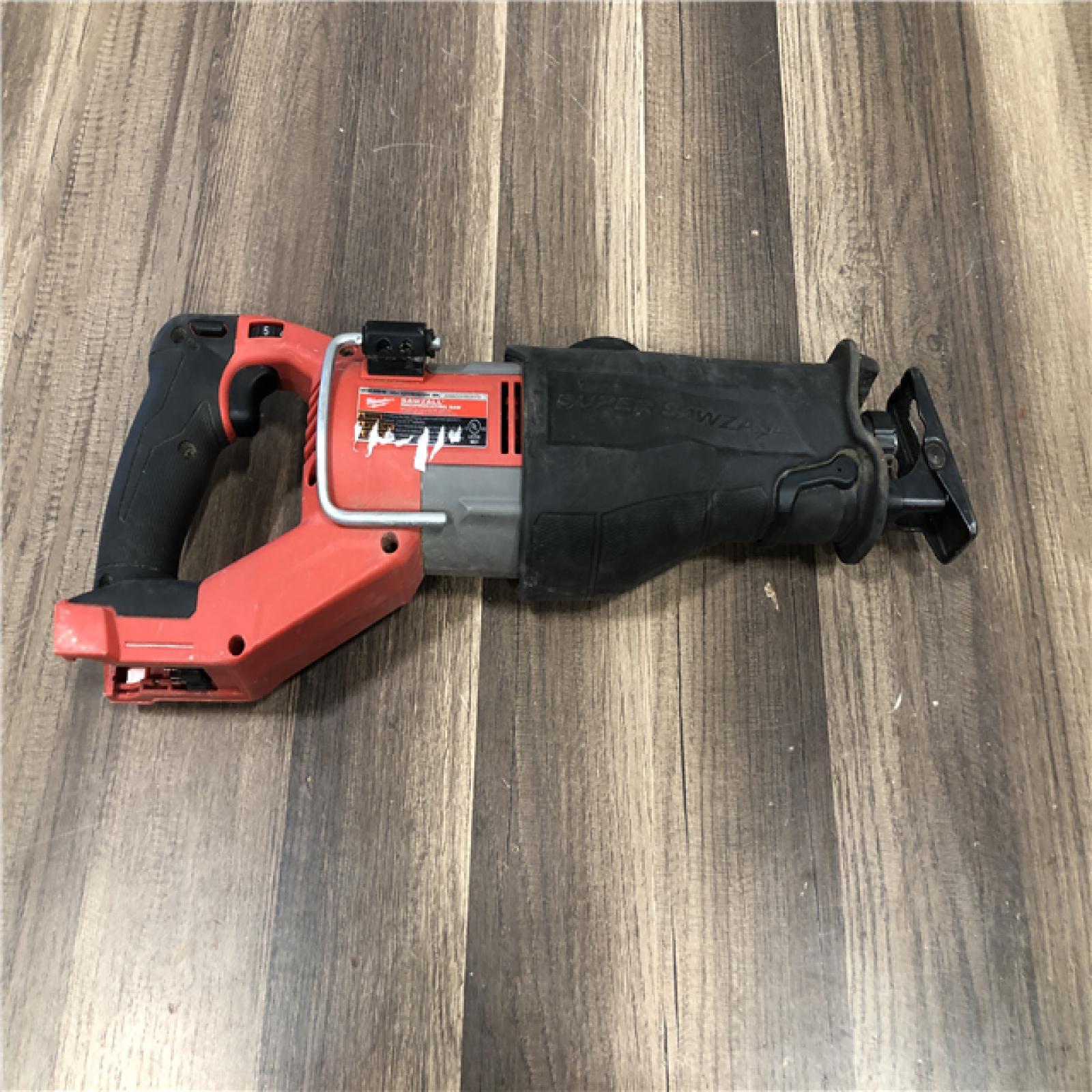 AS-IS Milwaukee FUEL 18V Lithium-Ion Brushless Cordless Super SAWZALL Orbital Reciprocating Saw (Tool-Only)
