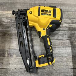 AS-IS DEWALT 20V MAX XR 16-Gauge Electric Cordless Angled Finishing Nailer Kit