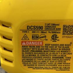 AS-IS DEWALT 20-Volt MAX 7-1/4 in. Cordless Circular Saw (Tool Only)