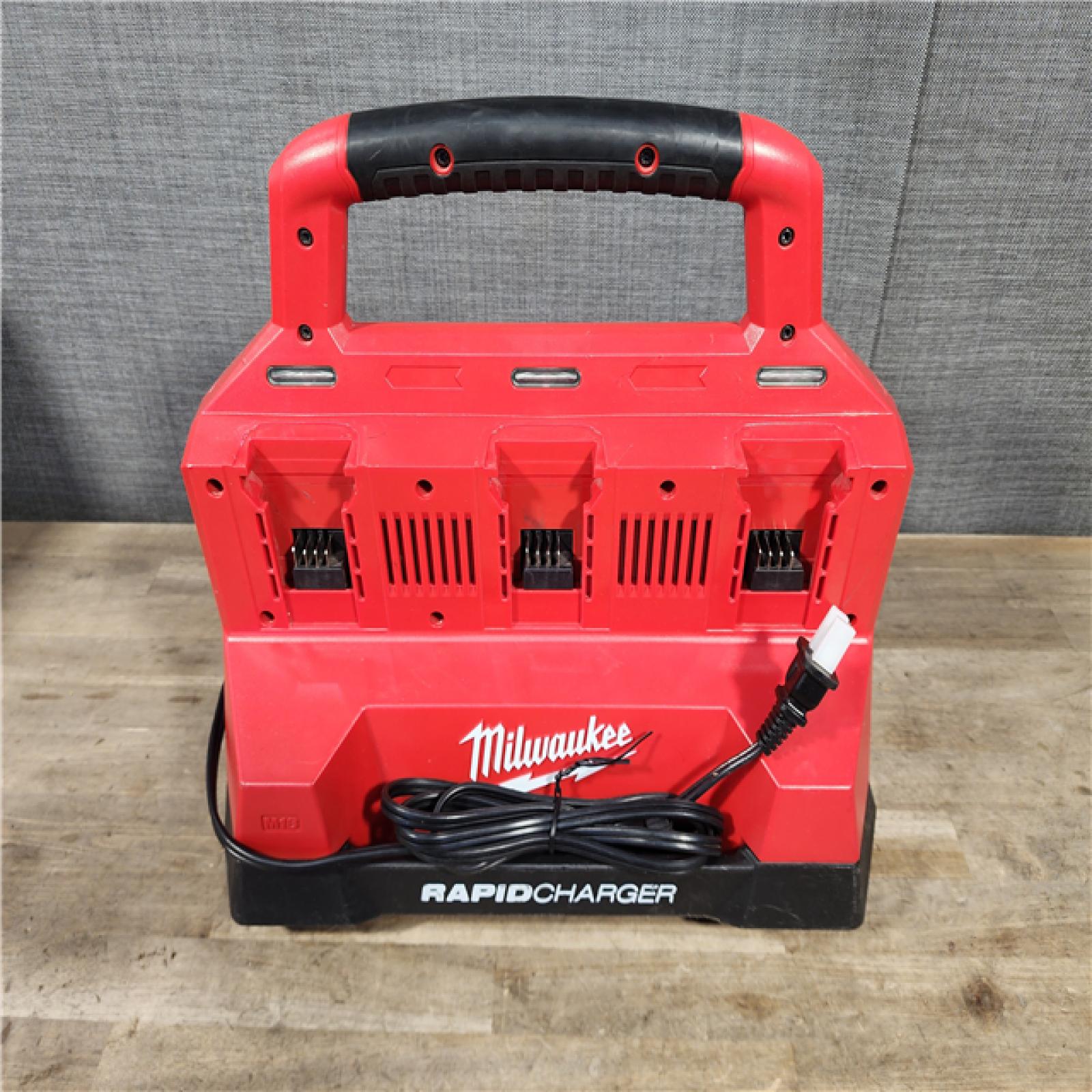 HOUSTON LOCATION - AS-IS Milwaukee M18 Packout Six Bay Rapid Charger (Tool-Only)