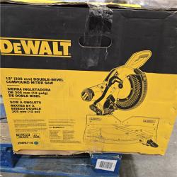 AS-IS DeWalt 15 Amp Corded 12 in. Compound Double Bevel Miter Saw