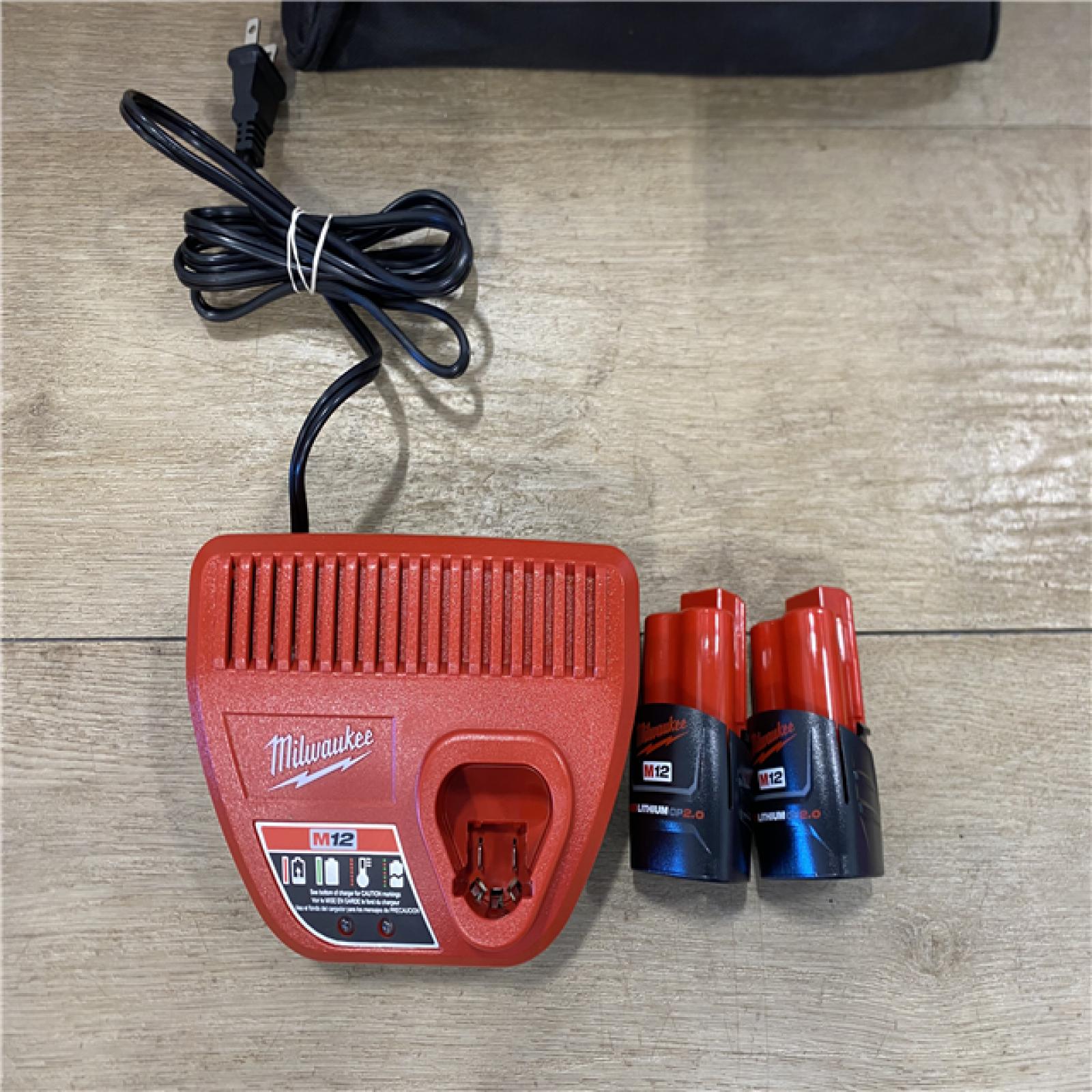 AS-IS Milwaukee 12-Volt Lithium-Ion Brushless Cordless Subcompact Drill and Impact Driver Combo Kit