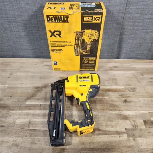 HOUSTON LOCATION - AS-IS DEWALT 20V MAX XR 16-Gauge Lithium-Ion Cordless Finish Nailer (Tool Only)