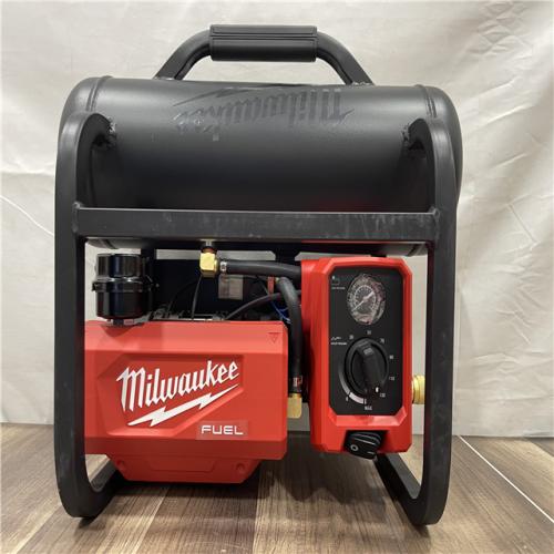 AS-IS Milwaukee FUEL 18-Volt Lithium-Ion Brushless Cordless 2 Gal. Electric Compact Quiet Compressor (Tool-Only)