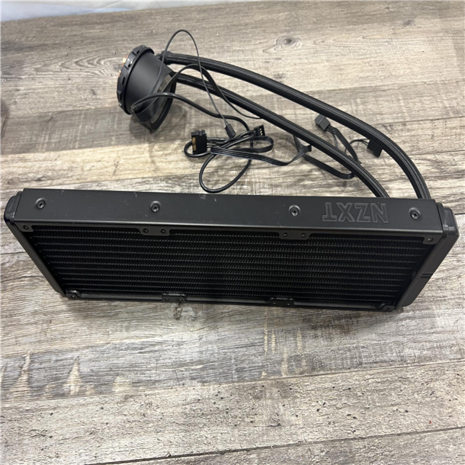 AS-IS NZXT Kraken 360mm - RL-KN360-B1 - AIO CPU Liquid Cooler - LCD Display - 3 X F120P Static Pressure Fan Radiator Fans LGA 1851,1700 / AM5 Compatible