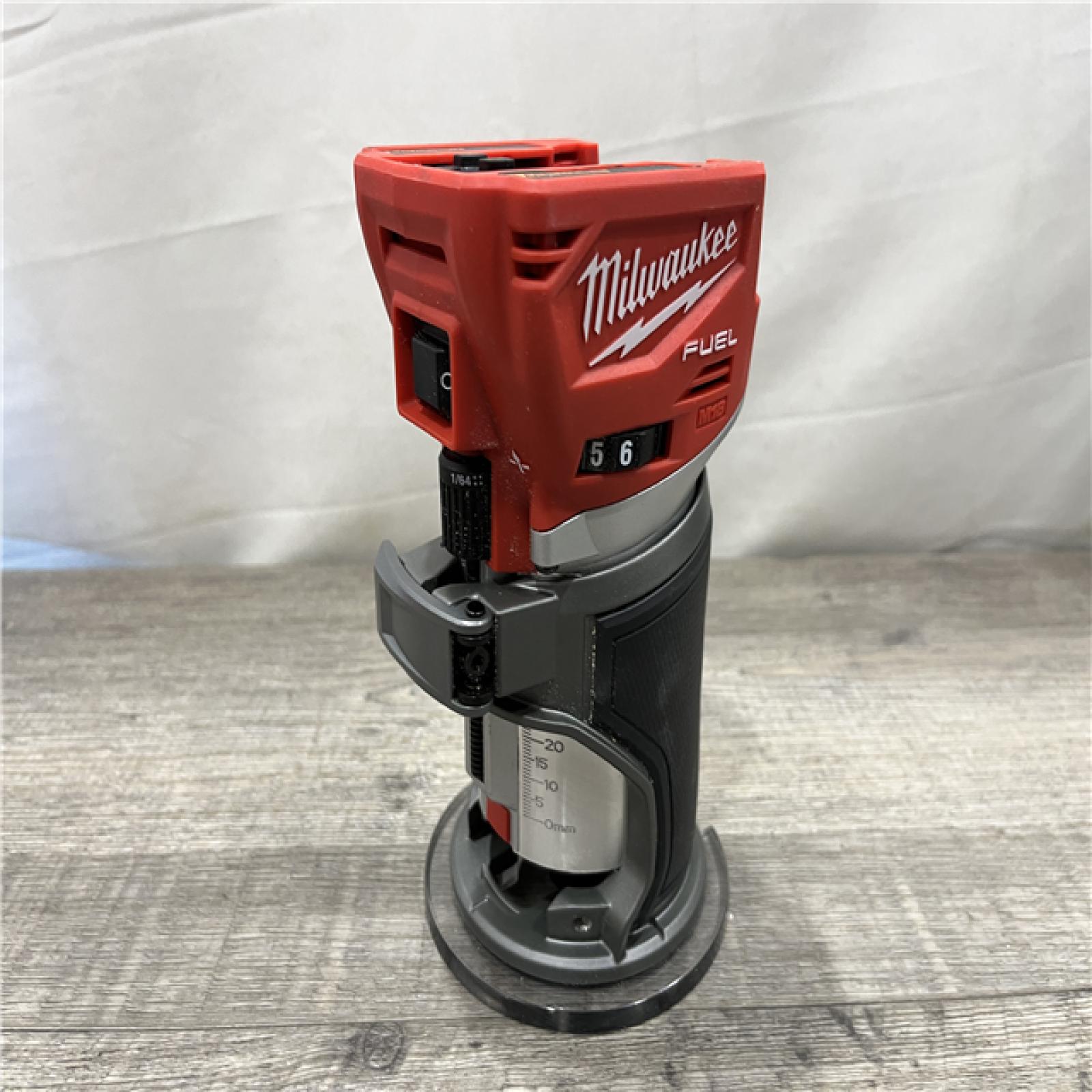 AS-IS Milwaukee FUEL 18V Lithium-Ion Brushless Cordless Compact Router (Tool-Only)