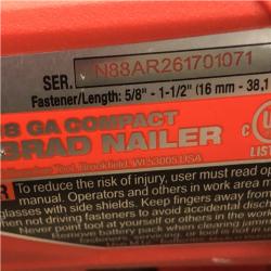AS-IS Milwaukee FUEL 12-Volt Lithium-Ion Brushless Cordless 18-Gauge 1-1/2 in. Compact Brad Nailer (Tool Only)