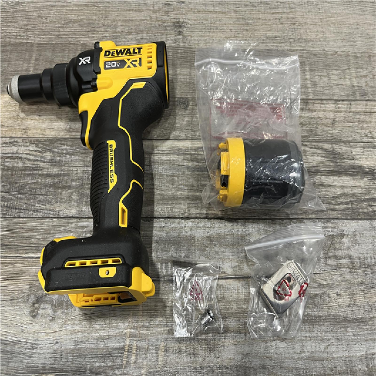 AS-IS DEWALT 20-Volt MAX Cordless 3/16 in. Rivet Tool (Tool-Only)