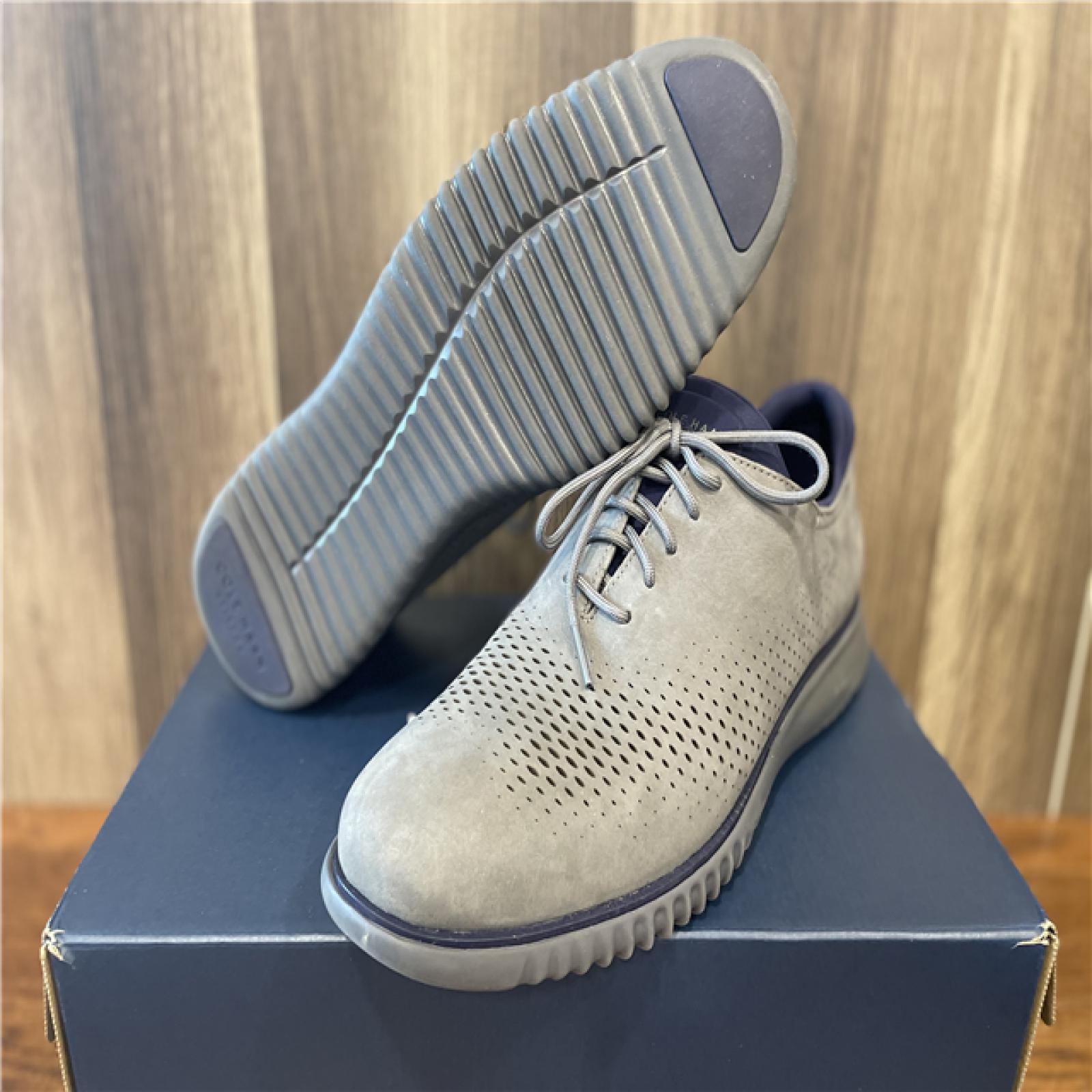 NEW! Cole Haan 2.Zerogrand Laser Wing Tip Oxford Lined (Tornado Nubuck/Pavement) SZ 10