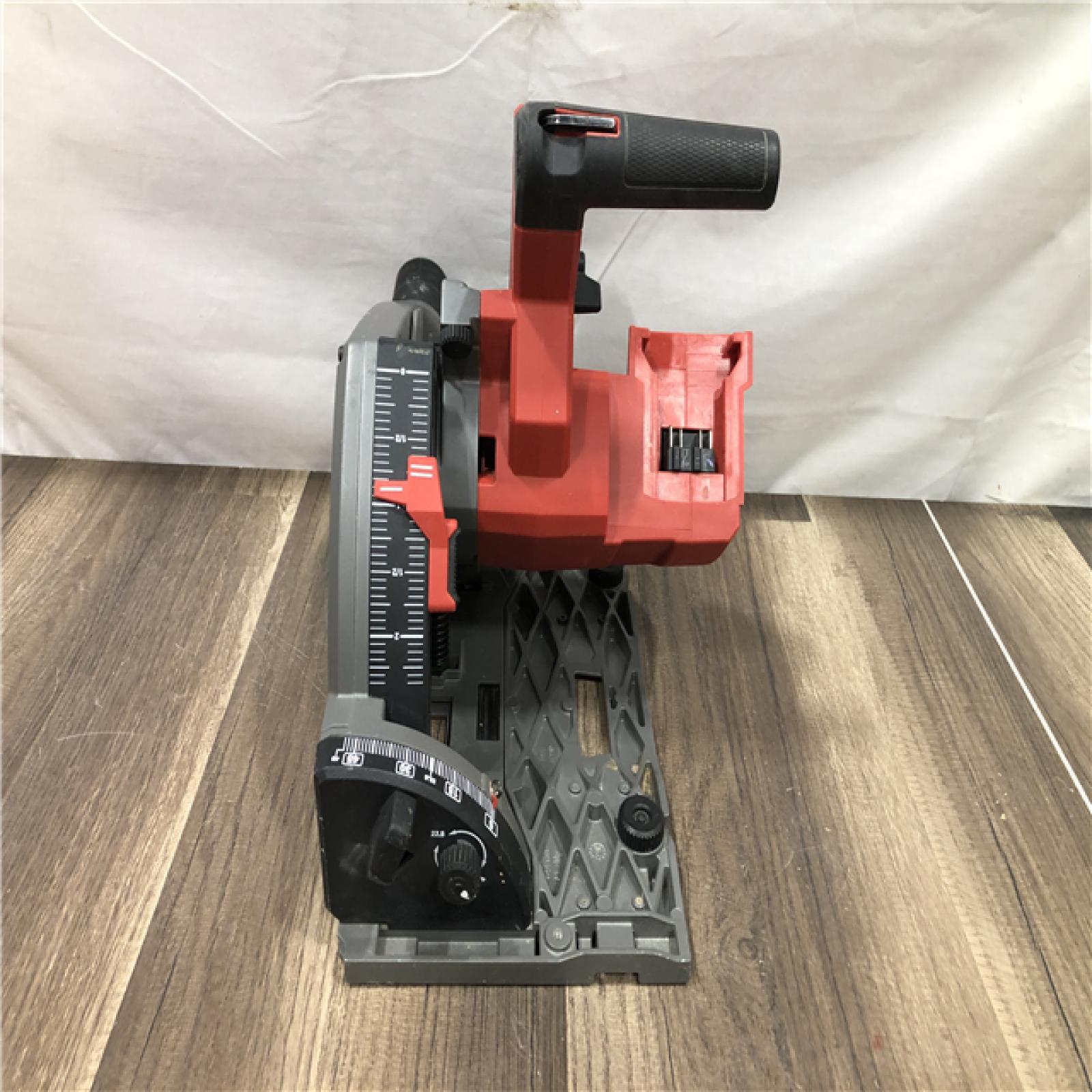 AS-IS Milwaukee FUEL 18V Lithium-Ion Cordless Brushless 6-1/2 in. Plunge Cut Track Saw (Tool-Only)