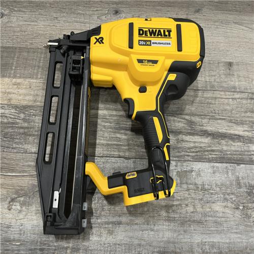 AS-IS DEWALT 20V MAX XR 16-Gauge Lithium-Ion Cordless Finish Nailer (Tool Only)