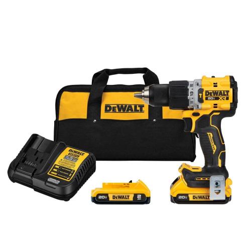 NEW - DEWALT 20V MAX* XR Brushless Cordless 1/2 in. Hammer Drill/Driver Kit