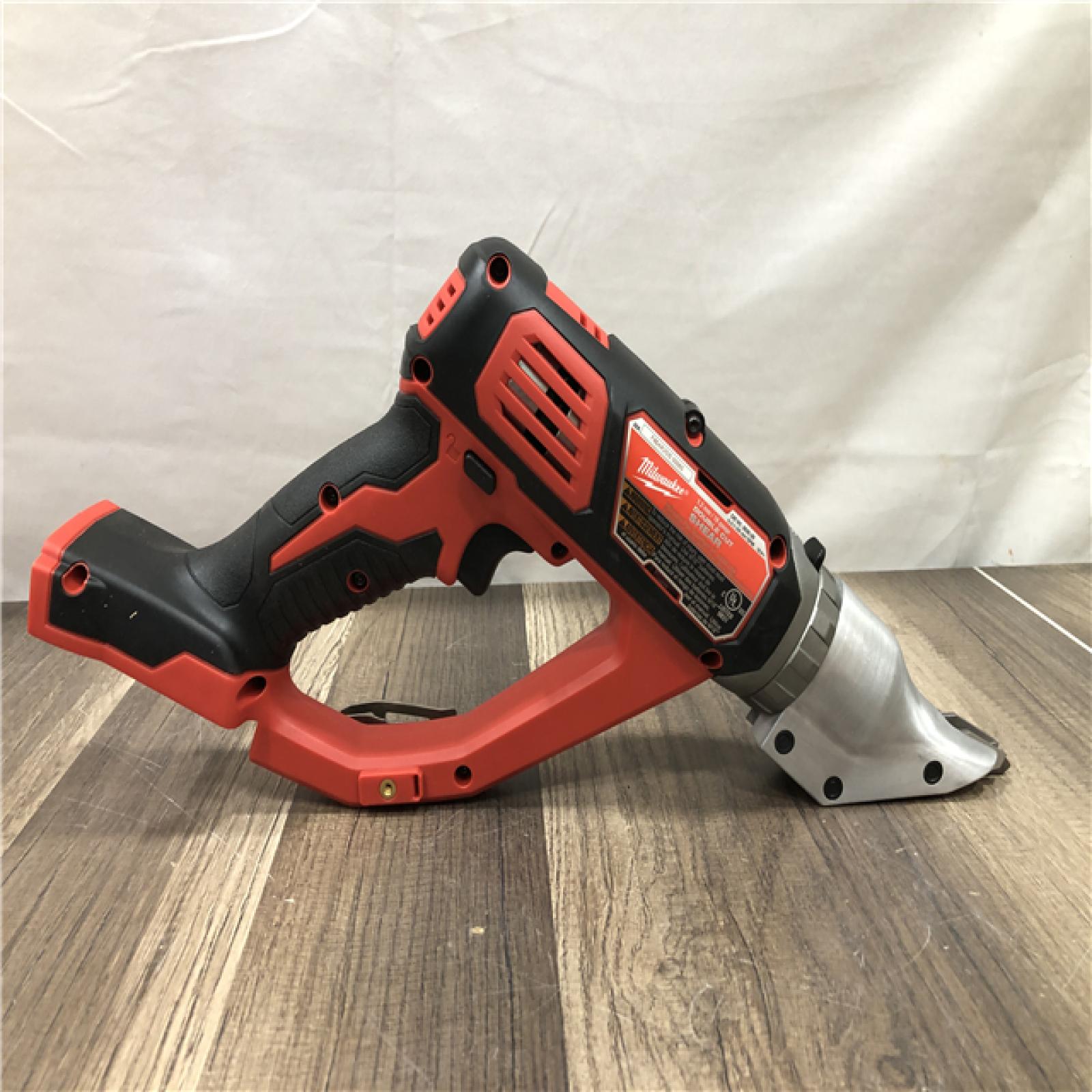 AS-IS Milwaukee 18-Volt Lithium-Ion Cordless 18-Gauge Double Cut Metal Shear (Tool-Only)