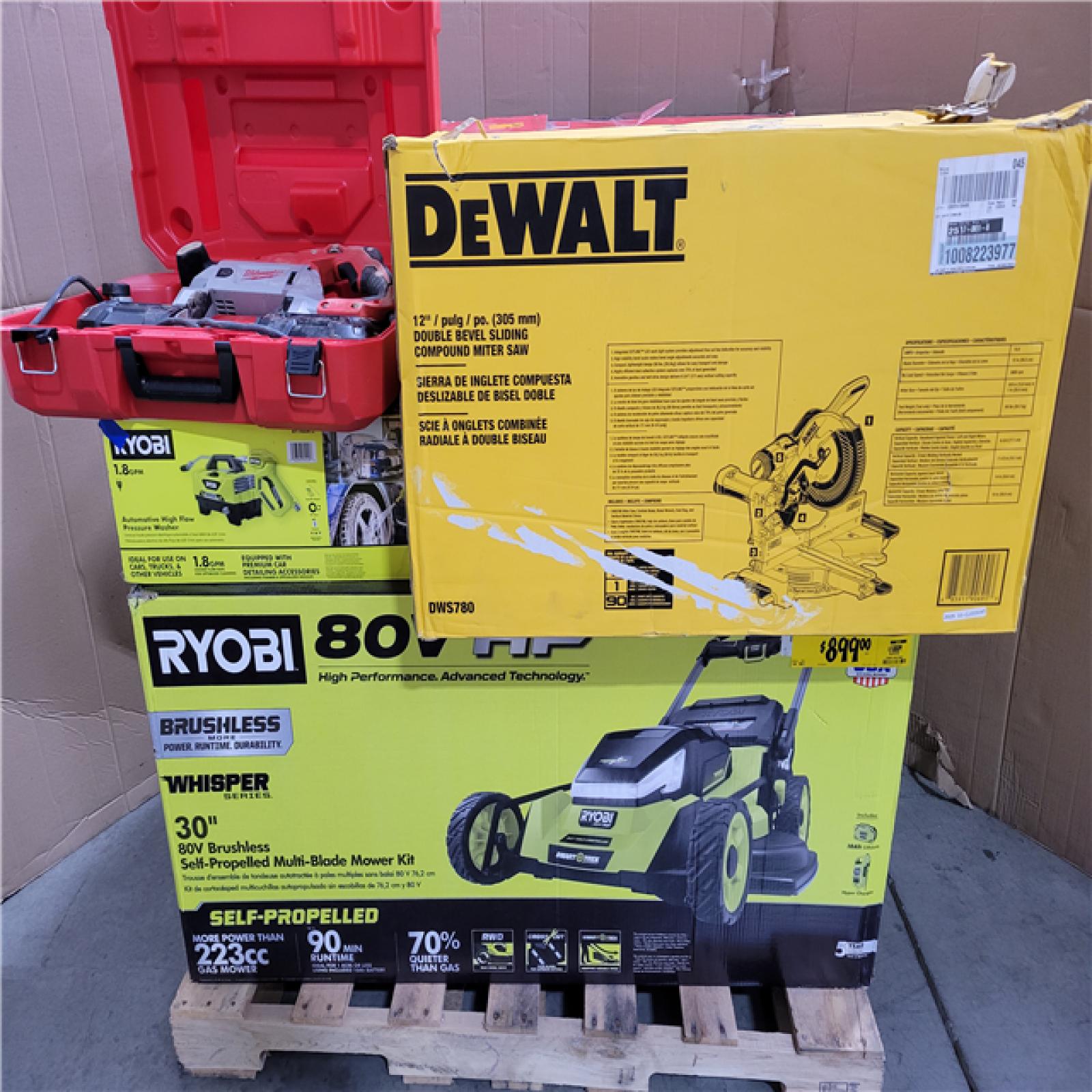 CALIFORNIA AS-IS TOOL PALLET