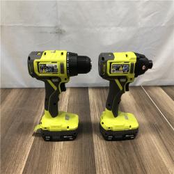 AS-IS RYOBI ONE+ 18V Cordless 2-Tool Combo Kit