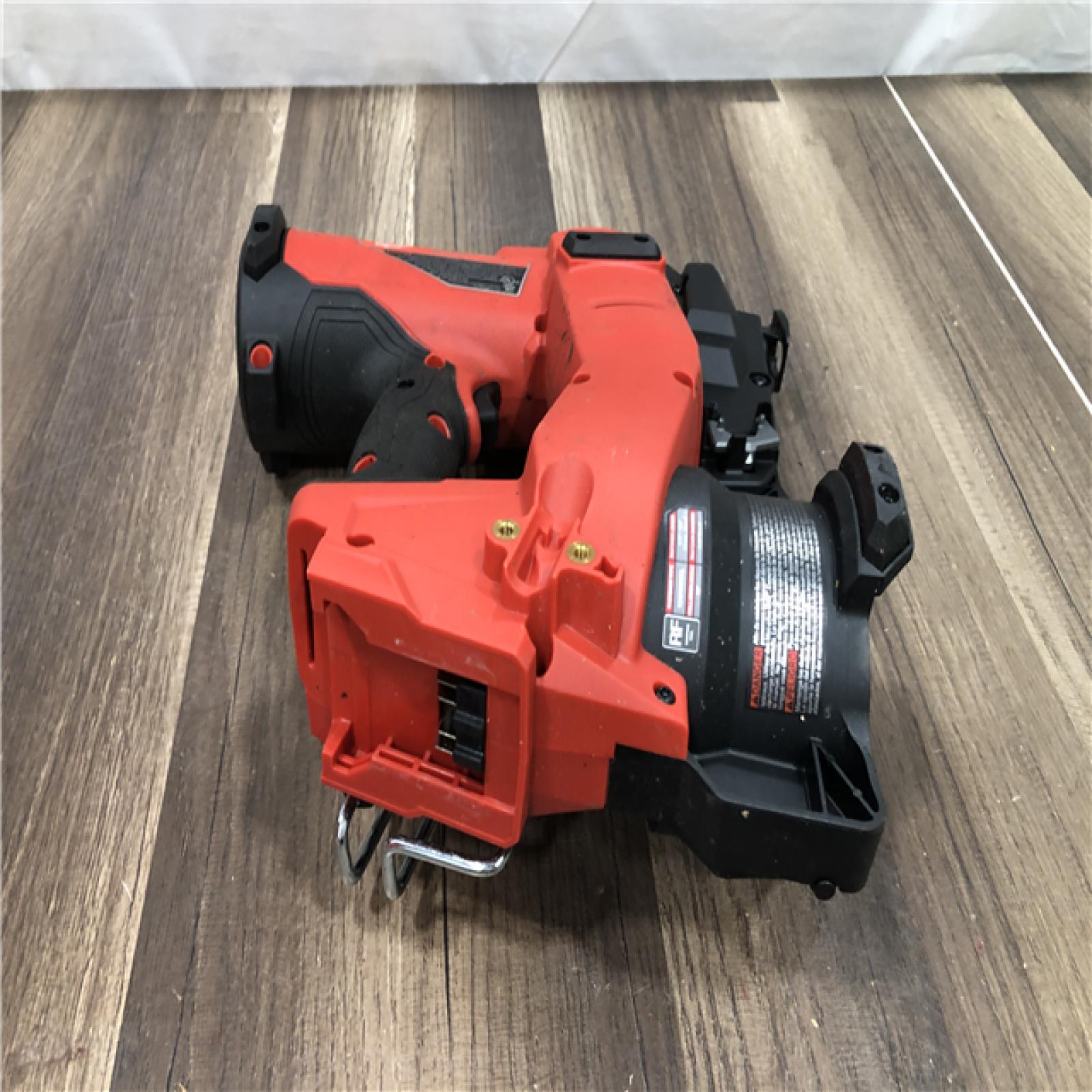 AS-IS Milwaukee M18 FUEL 18-Volt Lithium-Ion Brushless Cordless Coil Roofing Nailer (Tool Only)