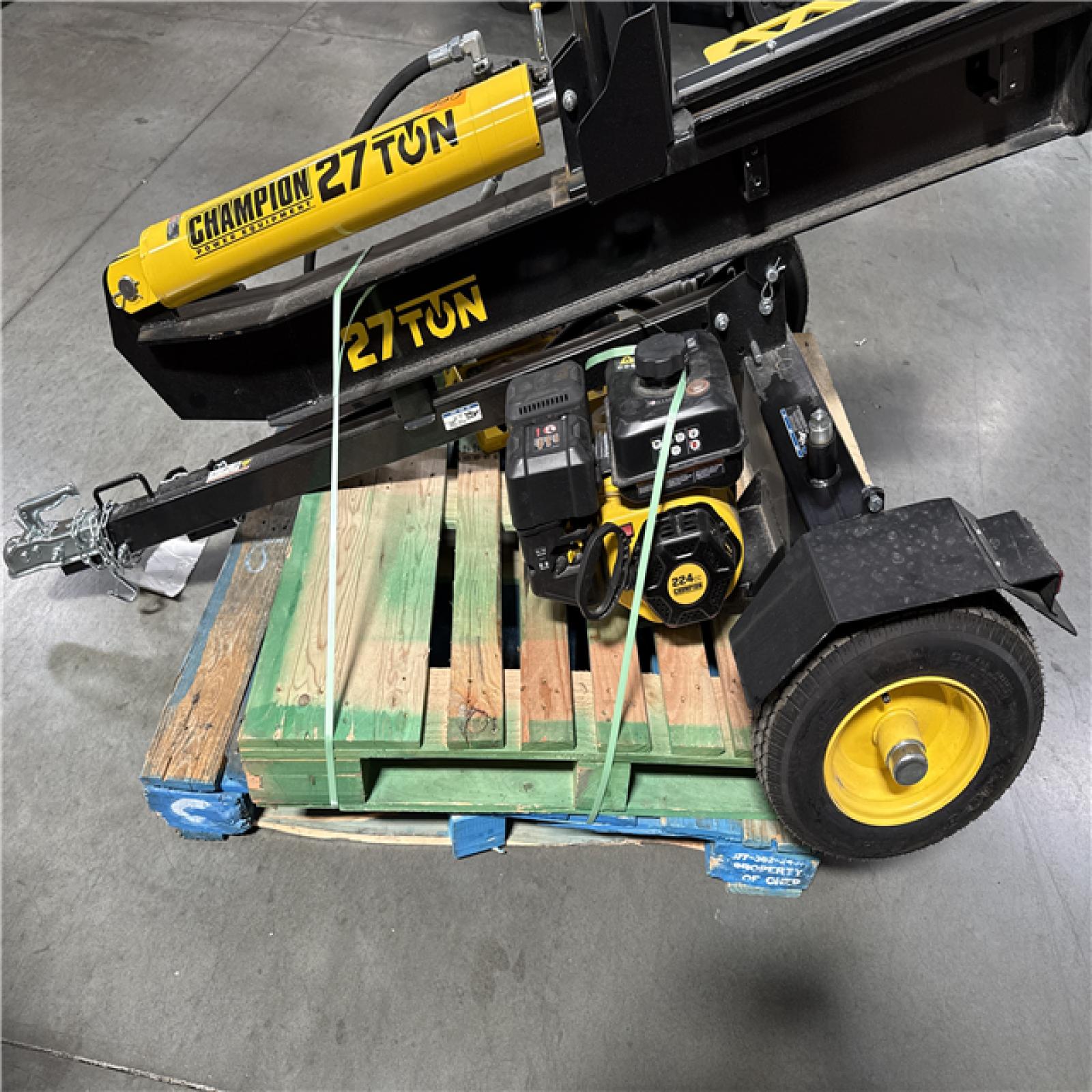 California AS-IS Champion 27 Ton Log Chipper