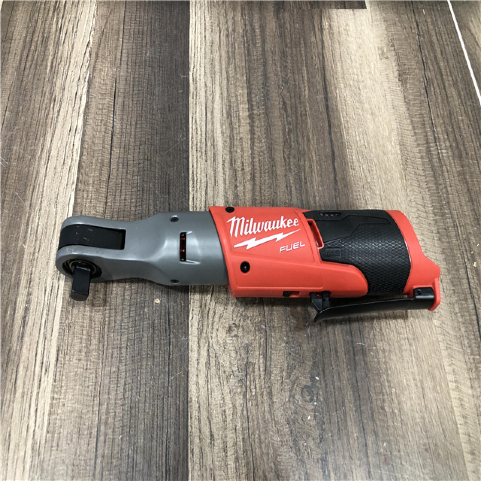 AS-IS Milwaukee FUEL 12V Lithium-Ion Brushless Cordless 1/2 in. Ratchet (Tool-Only)
