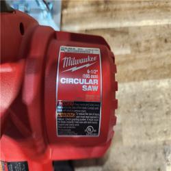 HOUSTON LOCATION - AS - IS Milwaukee 18V Lithium-Ion Cordless 6-1/2 in. Circular Saw (Tool-Only)