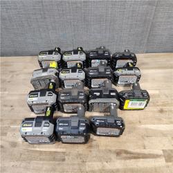 HOUSTON LOCATION - AS-IS RYOBI BATTERY PACK QTY - 15