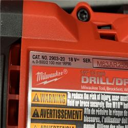 LIKE NEW - Milwaukee FUEL 18V Lithium-Ion Brushless Cordless 1/2 in. Drill/Driver Kit