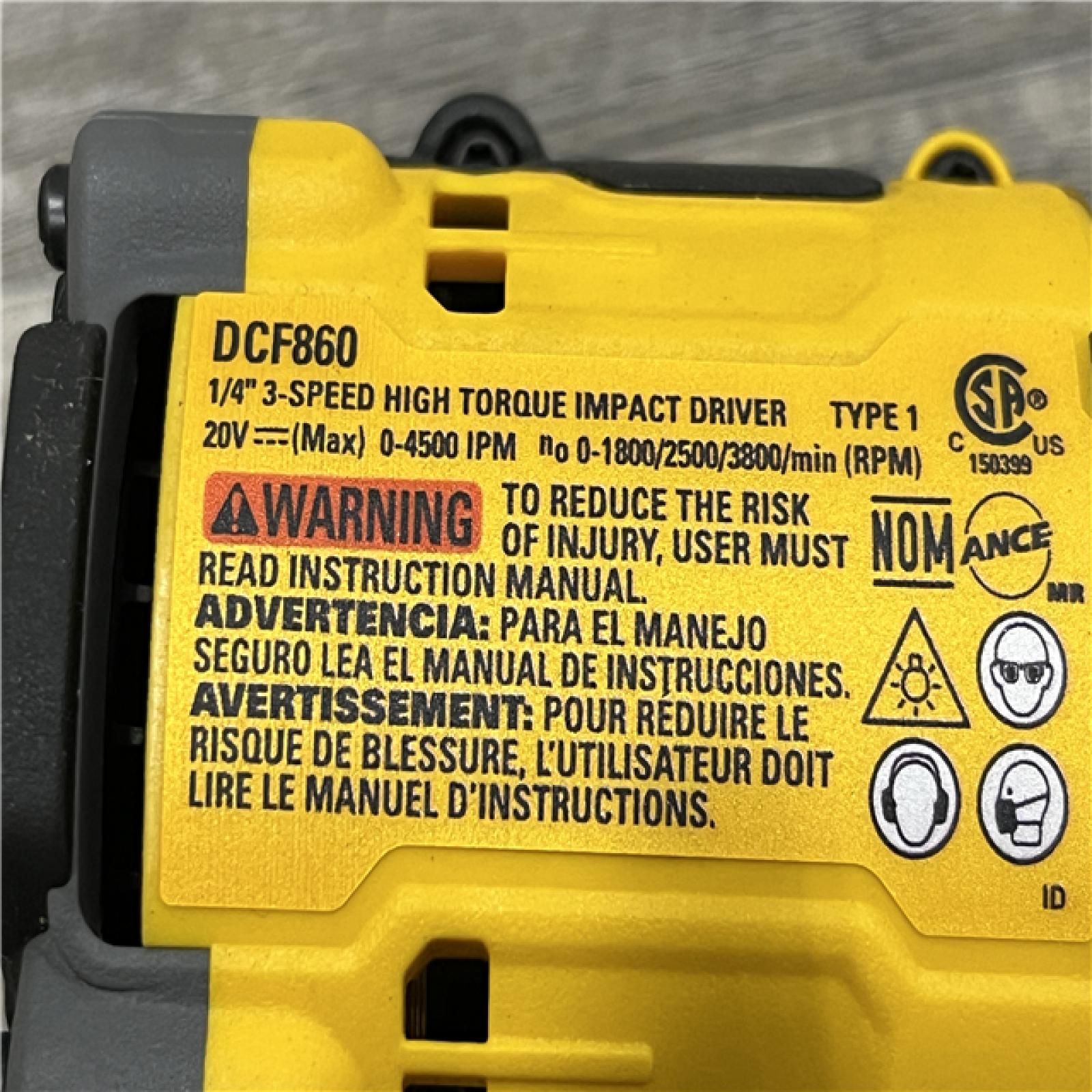 AS-IS DEWALT 20V MAX XR Cordless Impact Driver (Tool Only)
