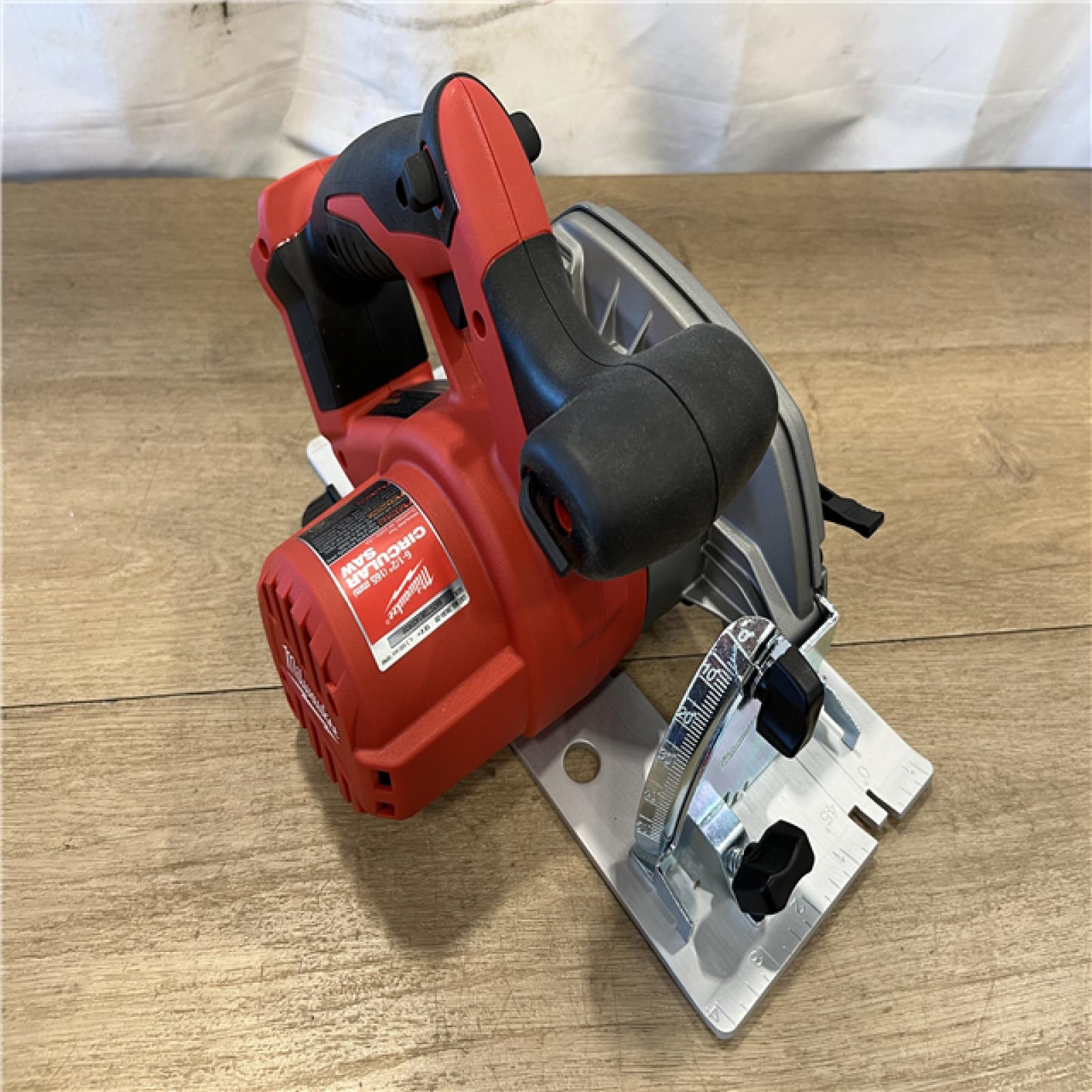 AS-IS Milwaukee 18V Lithium-Ion Cordless 6-1/2 in. Circular Saw (Tool-Only)