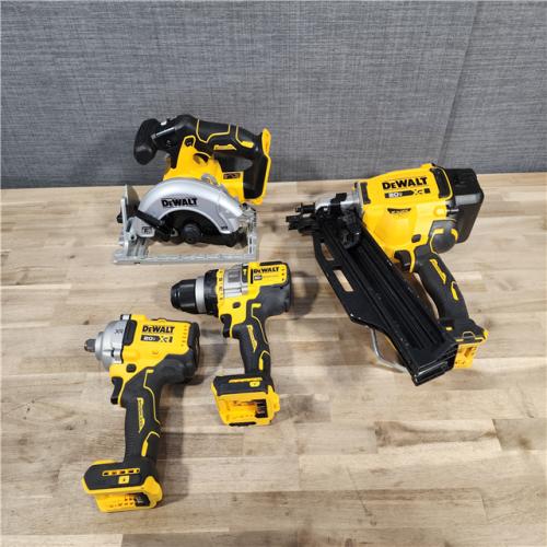 HOUSTON LOCATION - AS-IS DEWALT 4 TOOL COMBO