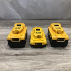 AS-IS DeWalt 20V MAX Lithium-Ion 2.0 Ah and (2) 4.0 Ah Battery Packs (3-Pack)