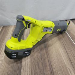 GOOD RYOBI ONE+ 18V Cordless Reciprocating Saw Kit with 4.0 Ah Battery and Charger