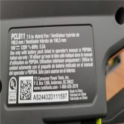 California NEW Ryobi One+ 18V Hybrid 7.5 Fan (Tool Only)