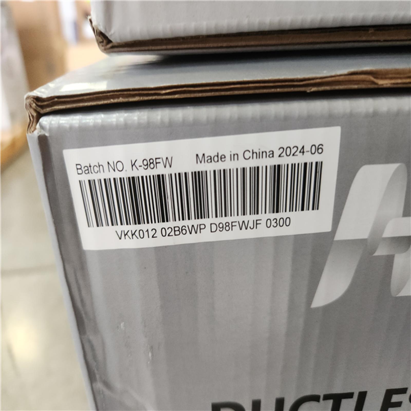 Phoenix NEW Hessaire DIY 22 SEER2 12 000 BTU Wi-Fi 1-Ton Ductless Mini Split Air Conditioner and Heat Pump Variable Speed Inverter-115-Volt (SEALED)