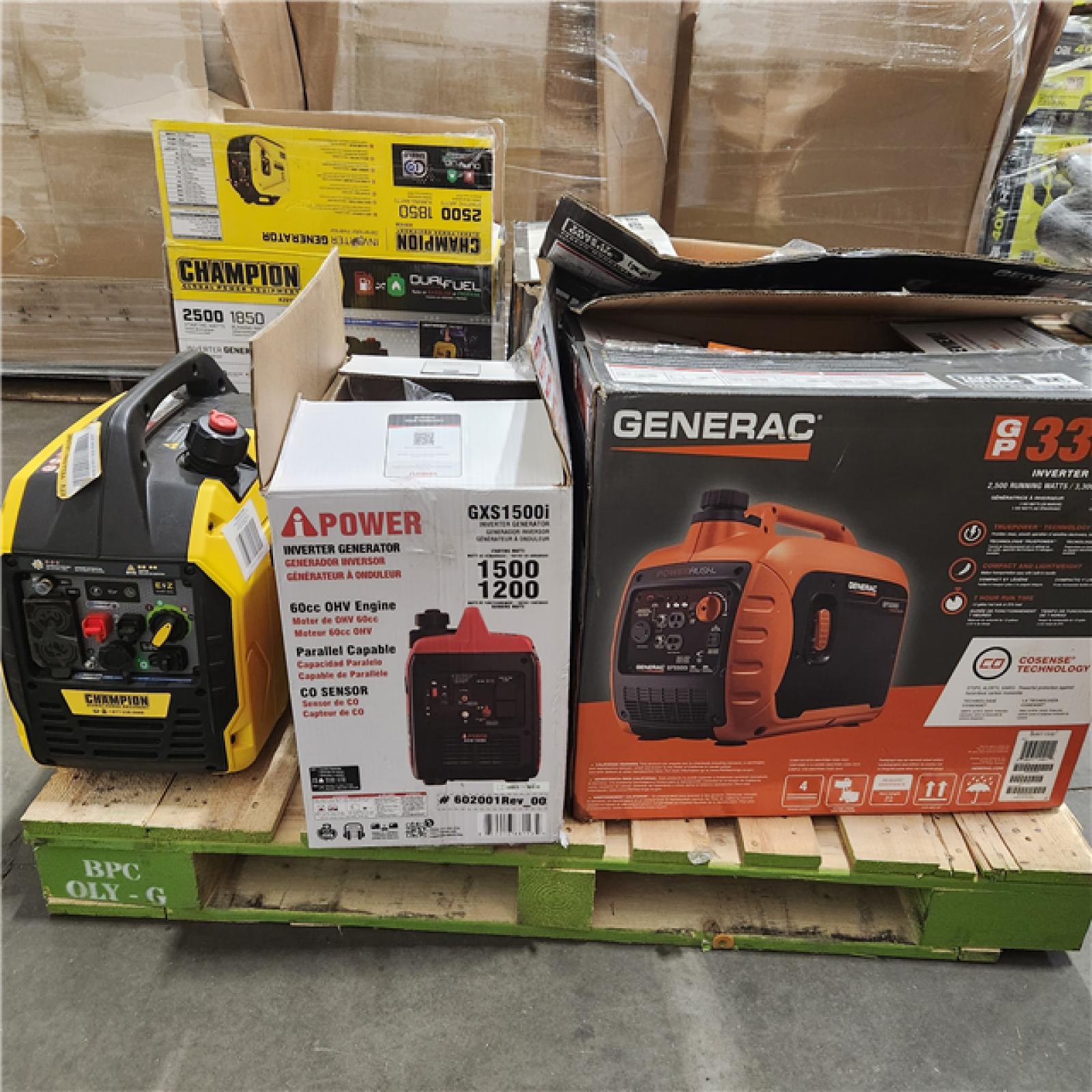 Dallas Location - As-Is Gasoline Powered Portable Generator(Lot Of 5)