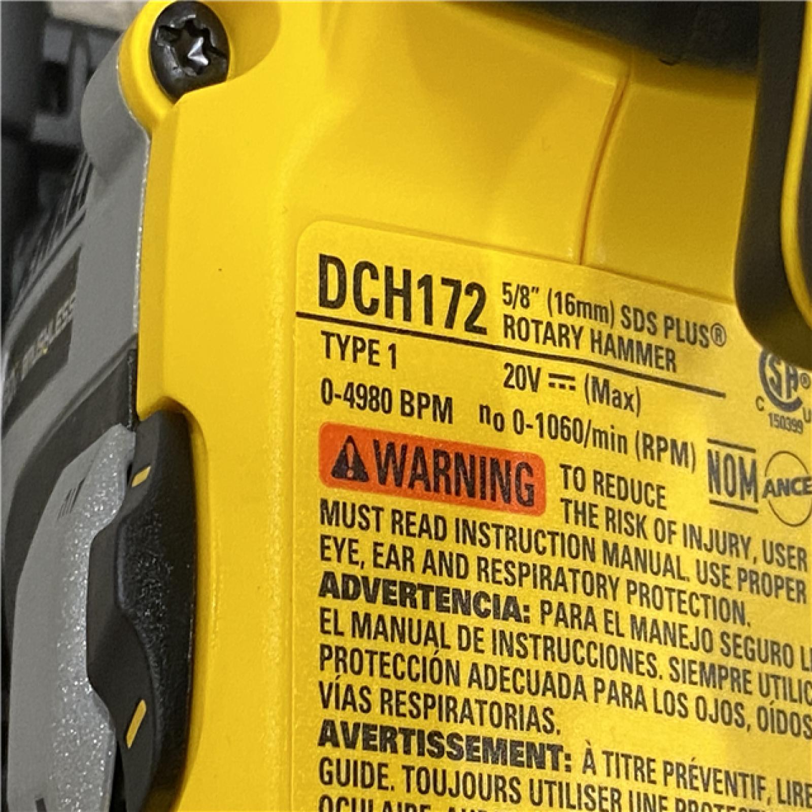 LIKE NEW - DEWALT ATOMIC 20V MAX Cordless Brushless Ultra-Compact 5/8 in. SDS Plus Hammer Drill (Tool Only)