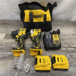 AS-IS DEWALT ATOMIC 20-Volt MAX Lithium-Ion Cordless Combo Kit