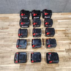 HOUSTON LOCATION - AS - IS MILWAUKEE BATTERY PACK QTY - 15