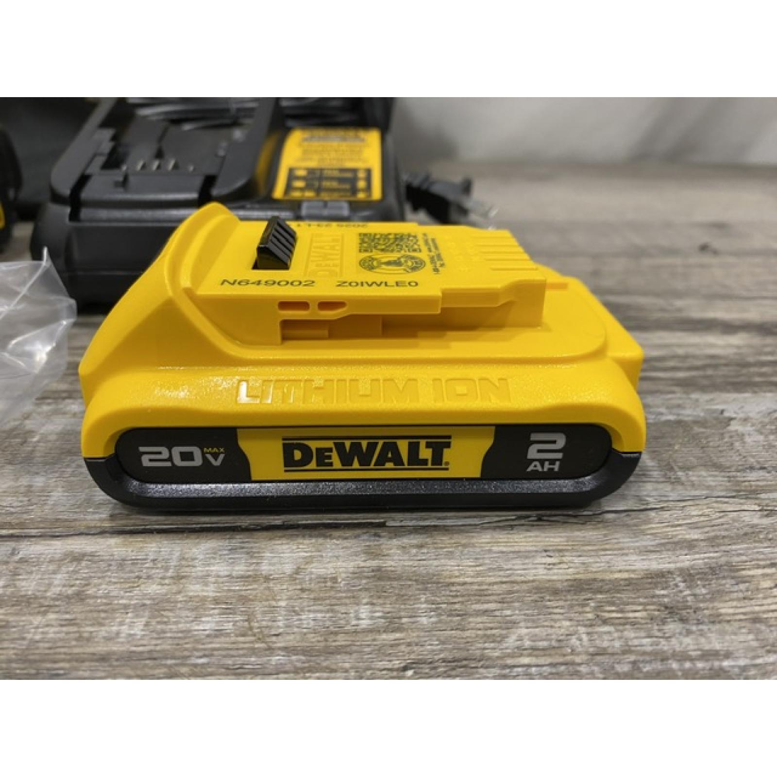 AS-IS DEWALT Atomic 20V Lithium-Ion Cordless Compact 1/2 in. Drill/Driver Kit