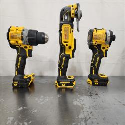 AS-IS- DEWALT 20V MAX Lithium-Ion Cordless 3-Tool Combo Kit