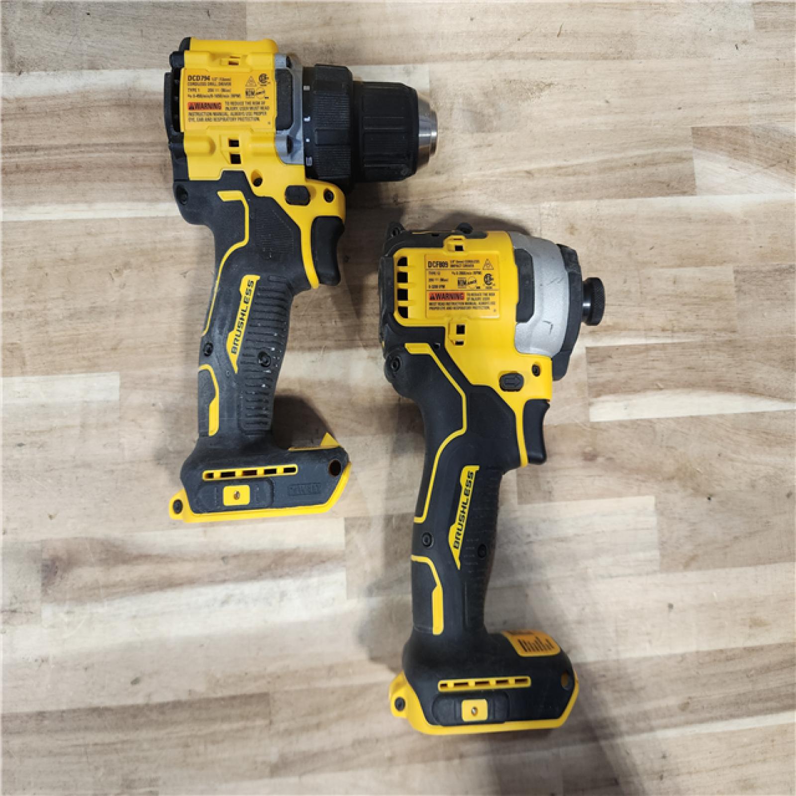 HOUSTON LOCATION - AS-IS DEWALT ATOMIC 20-Volt MAX Lithium-Ion Cordless Combo Kit
