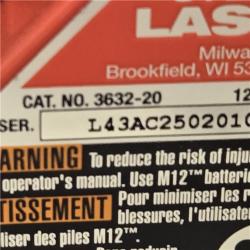AS-IS Milwaukee-3632-21 M12 Green Beam Laser 360° 3-Plane Kit